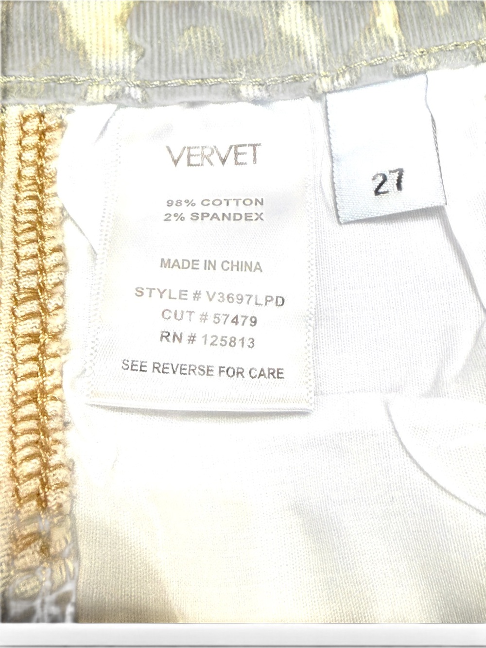 Vervet Kate Leopard Print Barrel Leg Jeans Size 27 NWT - Picture 8 of 9